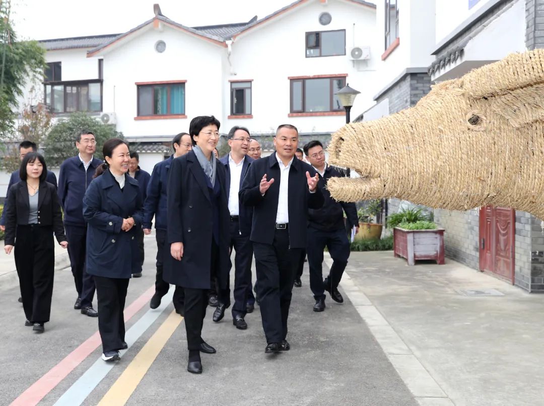 施小琳前往大天博邑县宣讲省委十二届四次全会精神并调研城乡融合发展、区域联动工作(图1)