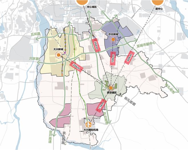 北京市大兴区安定镇中心区控规 2023北京市推荐优秀城乡规划奖天博(图1)