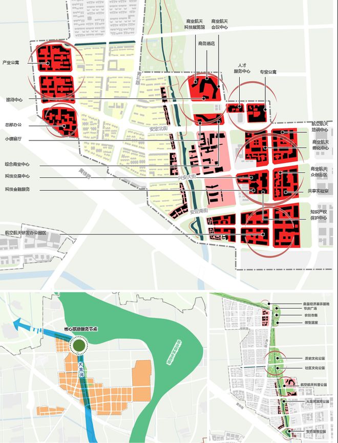 北京市大兴区安定镇中心区控规 2023北京市推荐优秀城乡规划奖天博(图8)