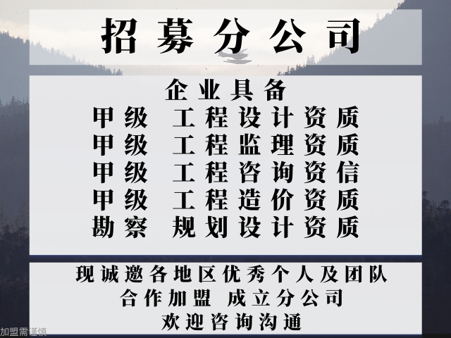 2024年福建城乡规划甲级加盟成立分天博公司的问题+2024精选top5(图2)